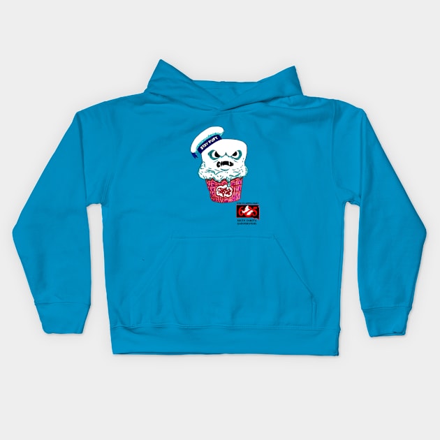 Angry Stay Puft Cupcake Steve Grace Design. Kids Hoodie by sdghostbusters